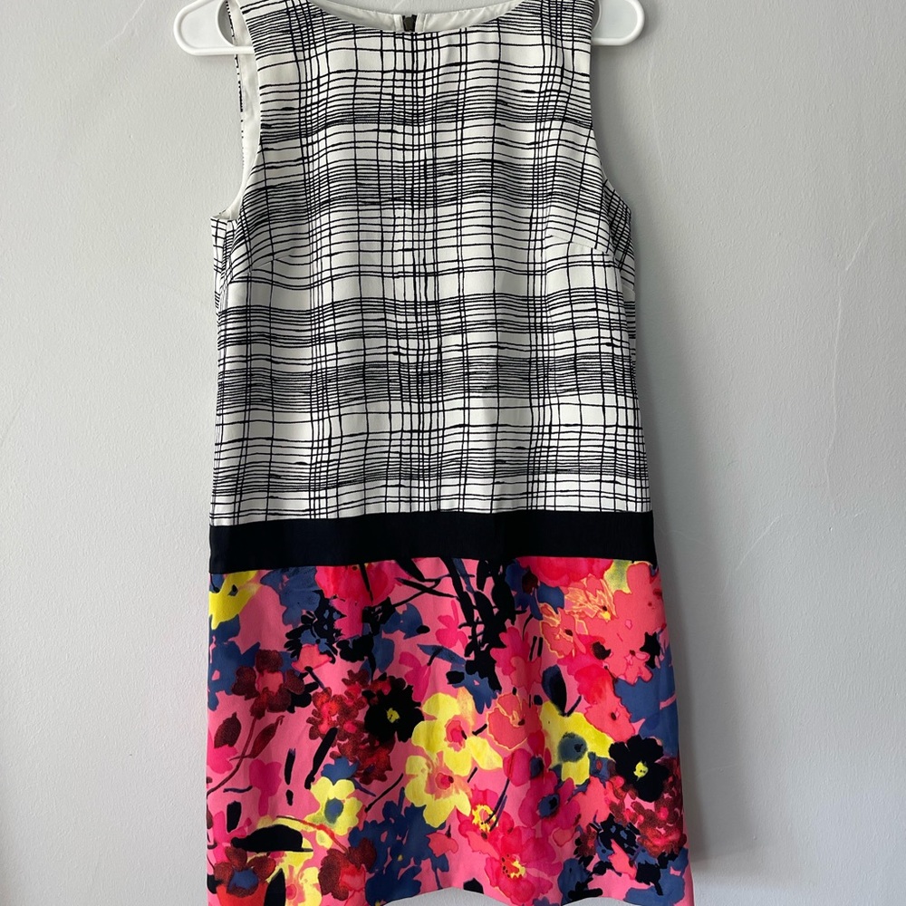Unique and fun modern floral dress